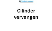 M&C Matrix sleutel - nabestellen