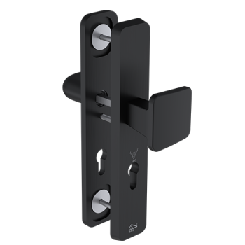 M&C Universeel veiligheidsbeslag knop/kruk PC55 zwart - SKG*** M&C Universeel veiligheidsbeslag knop/kruk PC55 zwart - SKG***