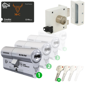 M&C Condor oplegslot (Nemef 4154)  - Doornmaat 50 - Draairichting 1 - SKG***