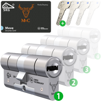 M&C Move cilinder met kerntrekbeveiliging - SKG***